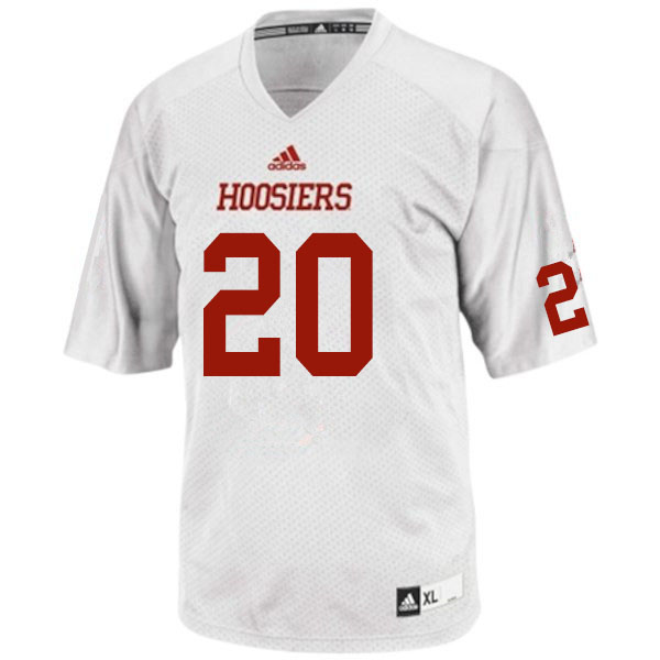 Men #20 Ivory Winters Indiana Hoosiers College Football Jerseys Sale-White